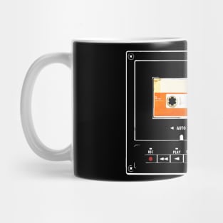 Old Cassette Tape Player Mug